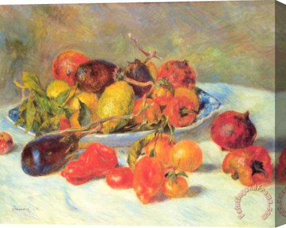 Renoir Fruits Of The Midi Stretched Canvas Print / Canvas Art