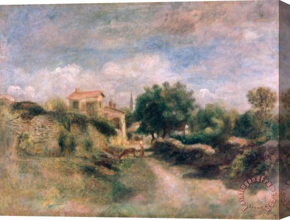 Renoir The Farm Stretched Canvas Print / Canvas Art