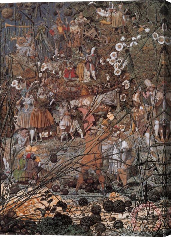 Richard Dadd The Fairy Feller's Masterstroke Stretched Canvas Painting / Canvas Art