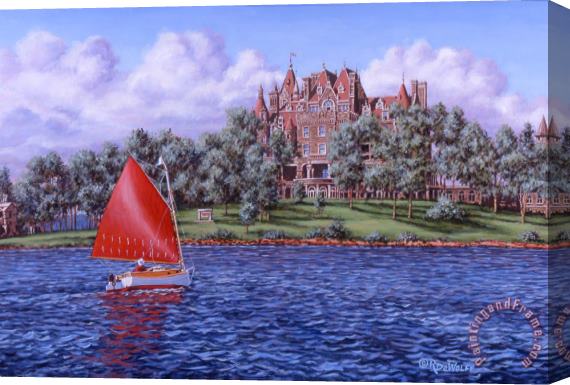 Richard De Wolfe Boldt Castle Stretched Canvas Print / Canvas Art