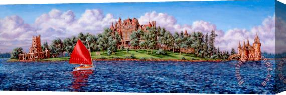 Richard De Wolfe Heart Island Stretched Canvas Painting / Canvas Art
