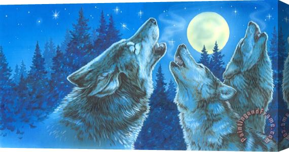 Richard De Wolfe Moon Song Stretched Canvas Print / Canvas Art