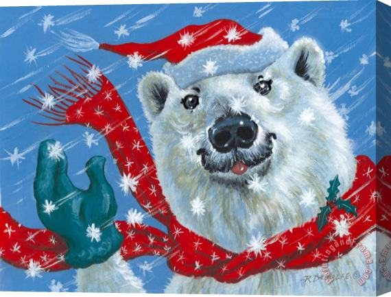 Richard De Wolfe Winter Really is a Blast Stretched Canvas Painting / Canvas Art
