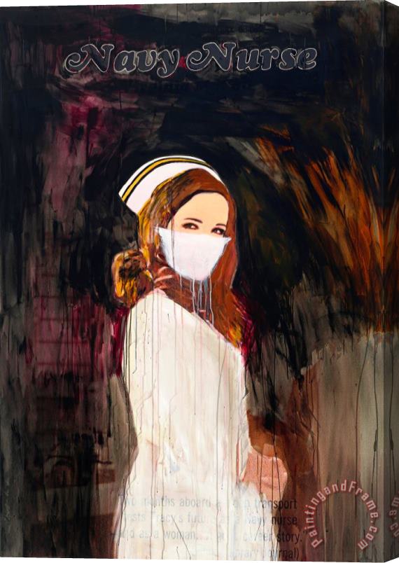 Richard Prince Navy Nurse, 2004 Stretched Canvas Painting / Canvas Art