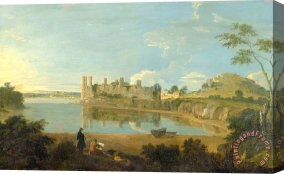 Richard Wilson Caernarvon Castle Stretched Canvas Print / Canvas Art