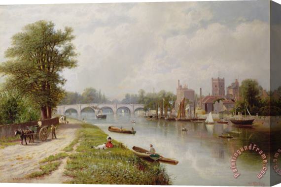 Robert Finlay McIntyre Kingston On Thames Stretched Canvas Print / Canvas Art