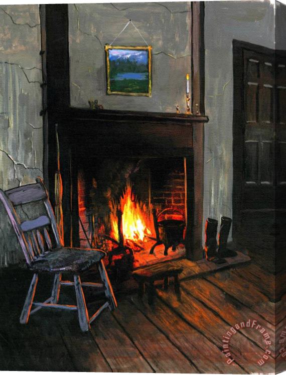 Robert Foster Cozy Stretched Canvas Painting / Canvas Art