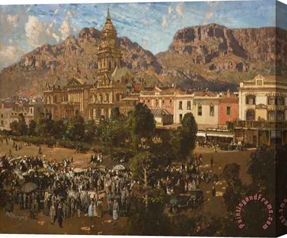 Robert Gwelo Goodman City Hall, Cape Town 1917 Stretched Canvas Print / Canvas Art