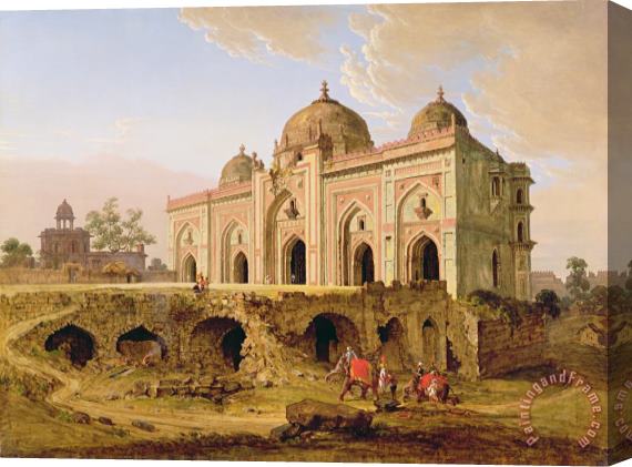 Robert Smith Qal' A-l-Kuhna Masjid - Purana Qila Stretched Canvas Print / Canvas Art