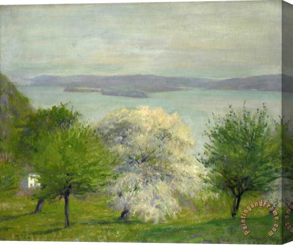 Robert William Vonnoh Apple Bloom Stretched Canvas Painting / Canvas Art