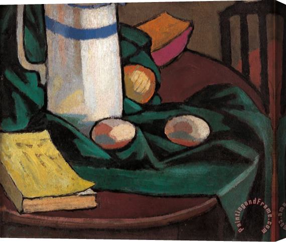 Roger Fry Still Life Jug And Eggs Stretched Canvas Print / Canvas Art