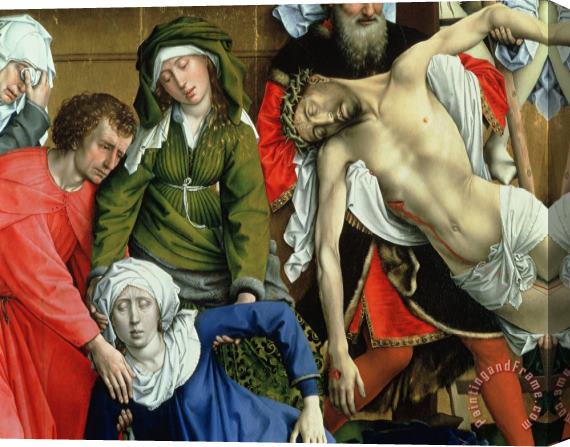 Rogier van der Weyden Descent from the Cross Stretched Canvas Print / Canvas Art
