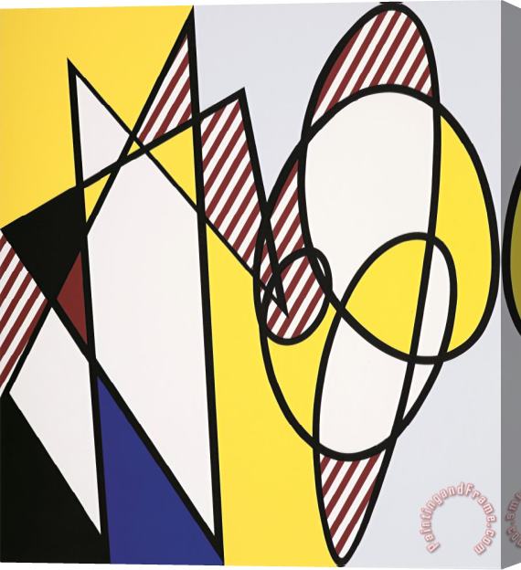 Roy Lichtenstein Best Buddies, 1991 Stretched Canvas Print / Canvas Art