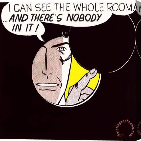 Roy Lichtenstein I Can See The Whole Room!and There's Nobody in It!, 1961 Stretched Canvas Print / Canvas Art