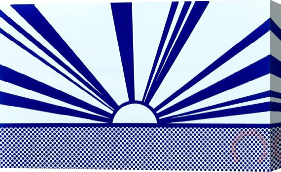 Roy Lichtenstein The New Gallery of Contemporary Art, 1978 Stretched Canvas Painting / Canvas Art