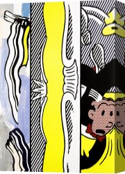 1984 Canvas Prints - Two Paintings Dagwood, 1984 by Roy Lichtenstein