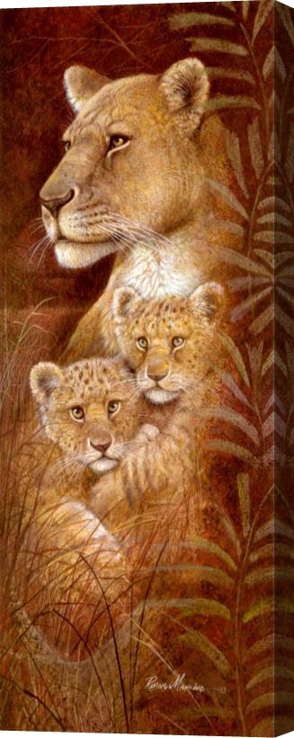 Ruane Manning Serengeti Twins Stretched Canvas Painting / Canvas Art