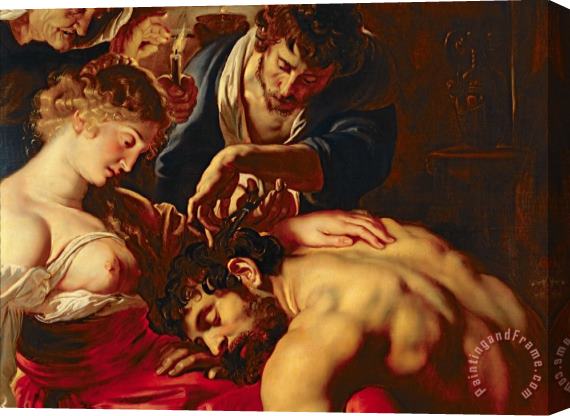 Rubens Samson and Delilah Stretched Canvas Print / Canvas Art
