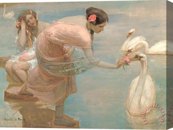 Rupert Bunny A Summer Morning Stretched Canvas Painting / Canvas Art