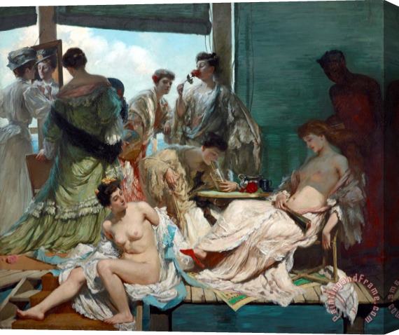 Rupert Bunny Summer Time Stretched Canvas Painting / Canvas Art