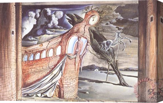 Salvador Dali Decor for Romeo Et Juliet Stretched Canvas Print / Canvas Art