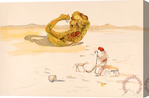 Salvador Dali Desert Watch, From Time, 1976 Stretched Canvas Print / Canvas Art