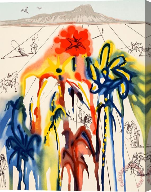 Salvador Dali Diamond Head, 1980 Stretched Canvas Print / Canvas Art