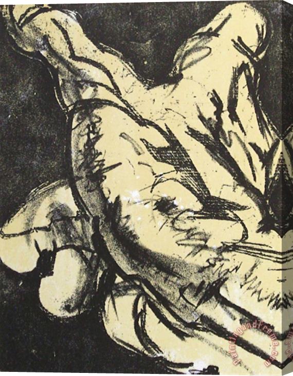 Salvador Dali Hommage a Meissonnier II La Main Stretched Canvas Print / Canvas Art