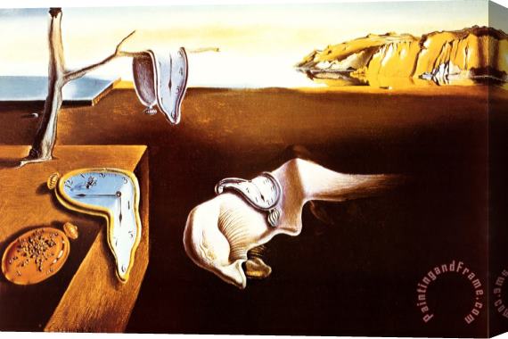Salvador Dali Persistence of Memory Stretched Canvas Painting / Canvas Art
