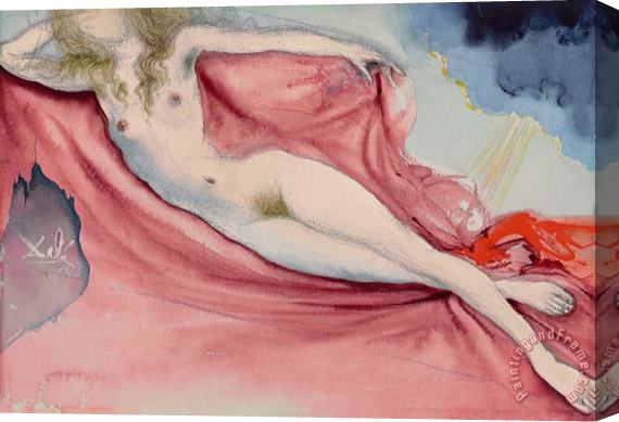 Salvador Dali Playmate After Rokeby Venus, 1966 Stretched Canvas Print / Canvas Art