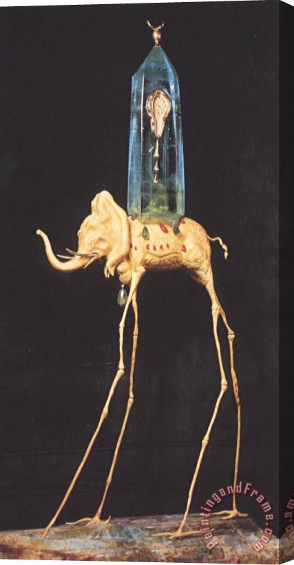 Salvador Dali Space Elephant Stretched Canvas Print / Canvas Art