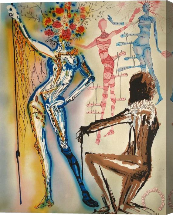Salvador Dali The Fashion Designer Stretched Canvas Painting / Canvas Art