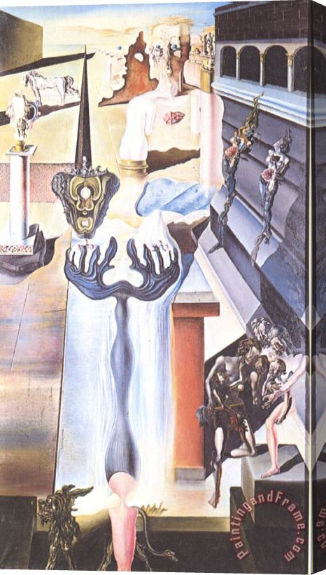 Salvador Dali The Invisible Man 1933 Stretched Canvas Painting / Canvas Art