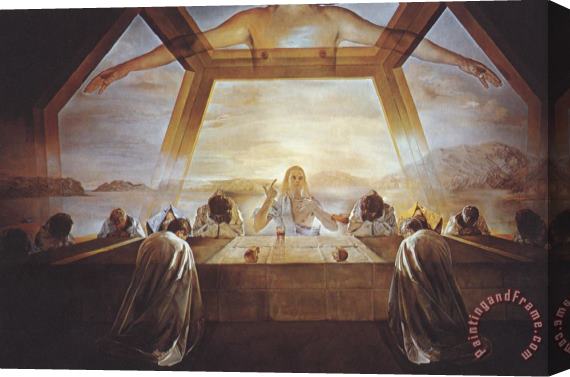 Salvador Dali The Sacrament of The Last Supper 1955 Stretched Canvas Print / Canvas Art
