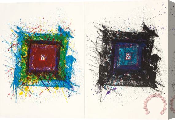 Sam Francis Paradise of Ash, 1983 Stretched Canvas Print / Canvas Art