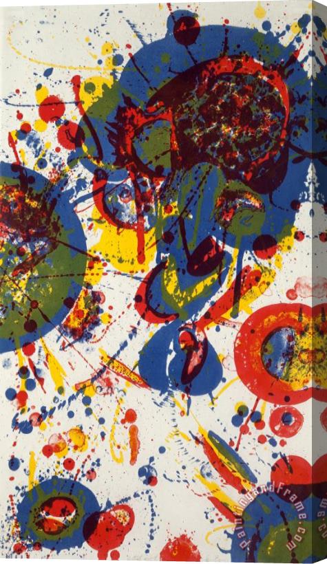 Sam Francis Tokyo Mon Amour, 1963 Stretched Canvas Painting / Canvas Art