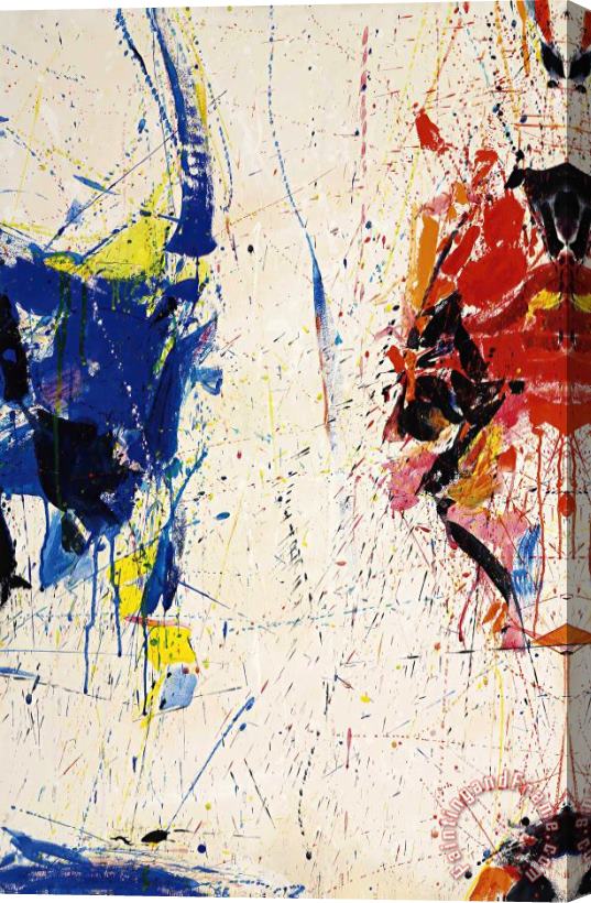 Sam Francis Untitled, 1959 Stretched Canvas Painting / Canvas Art
