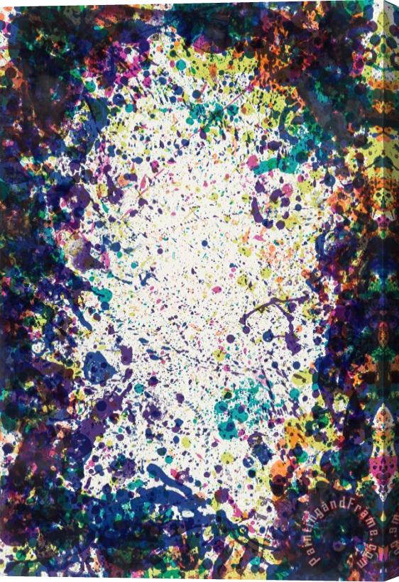Sam Francis White Deeps, 1972 Stretched Canvas Painting / Canvas Art