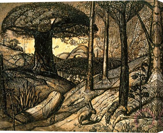 Samuel Palmer Early Morning Stretched Canvas Print / Canvas Art