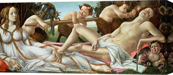 Sandro Botticelli Venus and Mars Stretched Canvas Painting / Canvas Art