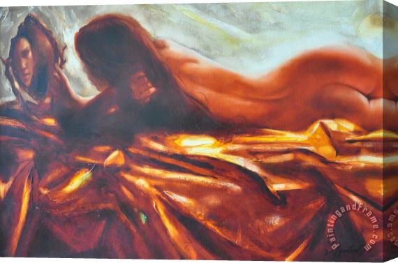 Sergey Ignatenko The amber speck of light Stretched Canvas Painting / Canvas Art