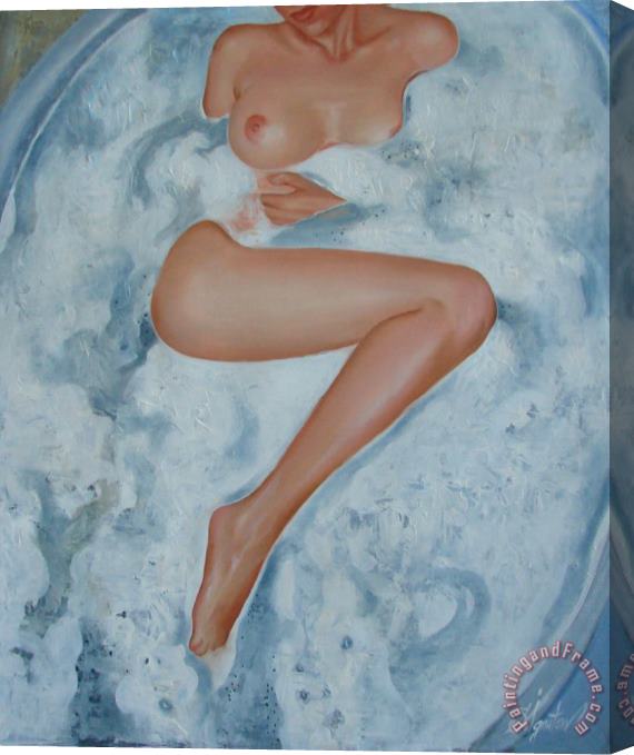 Sergey Ignatenko The milk bath Stretched Canvas Painting / Canvas Art