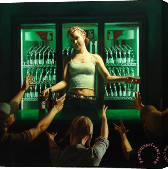 Shaun Downey Religious Intoxication #2 Stretched Canvas Painting / Canvas Art