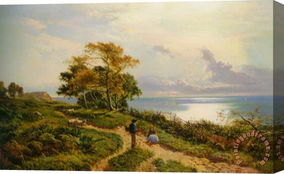 Sidney Richard Percy Overlooking The Bay Stretched Canvas Print / Canvas Art