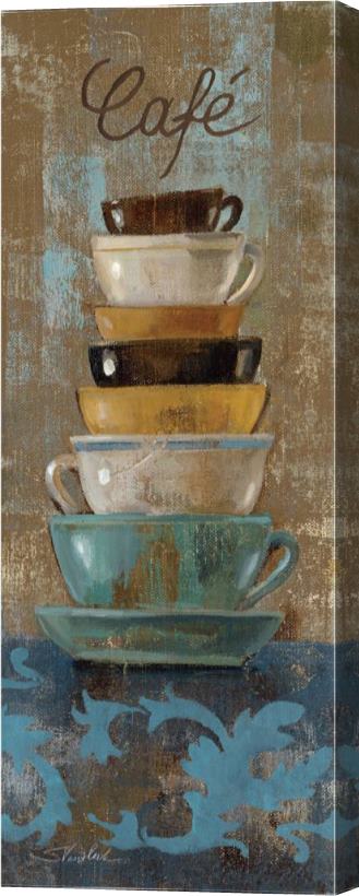 Silvia Vassileva Antique Coffee Cups I Stretched Canvas Painting / Canvas Art