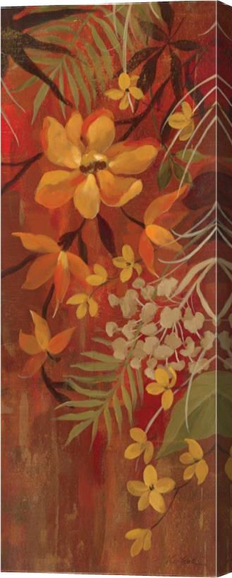 Silvia Vassileva Exotic Florals II Stretched Canvas Print / Canvas Art