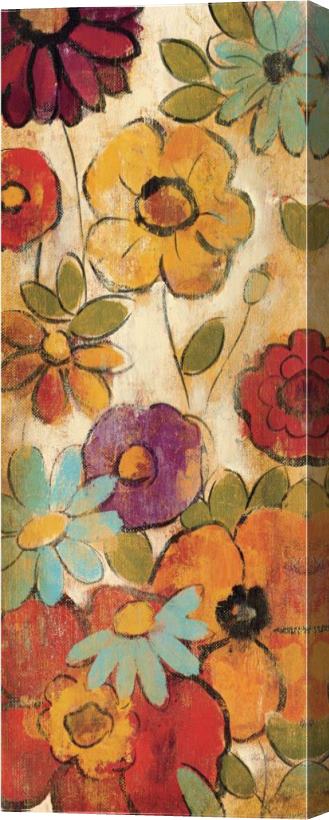 Silvia Vassileva Floral Sketches on Linen I Stretched Canvas Print / Canvas Art