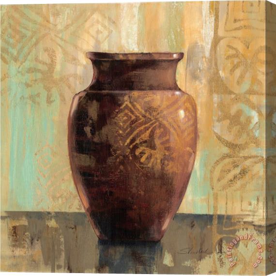 Silvia Vassileva Glazed Pot II Decorative Accents Stretched Canvas Painting / Canvas Art
