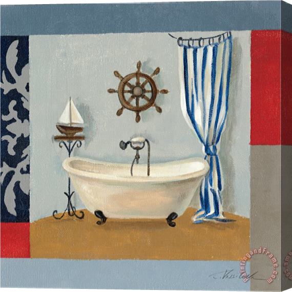 Silvia Vassileva Nautical Bath II Stretched Canvas Print / Canvas Art