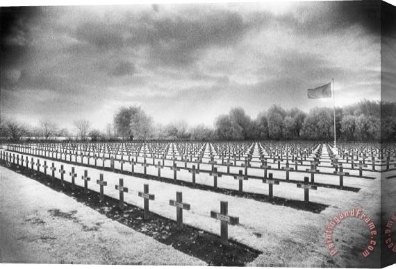 Simon Marsden French Cemetery Stretched Canvas Print / Canvas Art